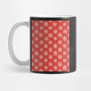 Citrus Bright organic scribbled florals Mug